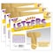 Trend Enterprises Gold Metallic 4 Casual Uppercase Ready Letters, 71 Per Pack, PK3 T479 - alternate 1